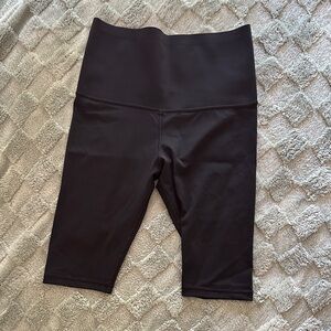 High-Waisted Black Shapewear‎ Shorts